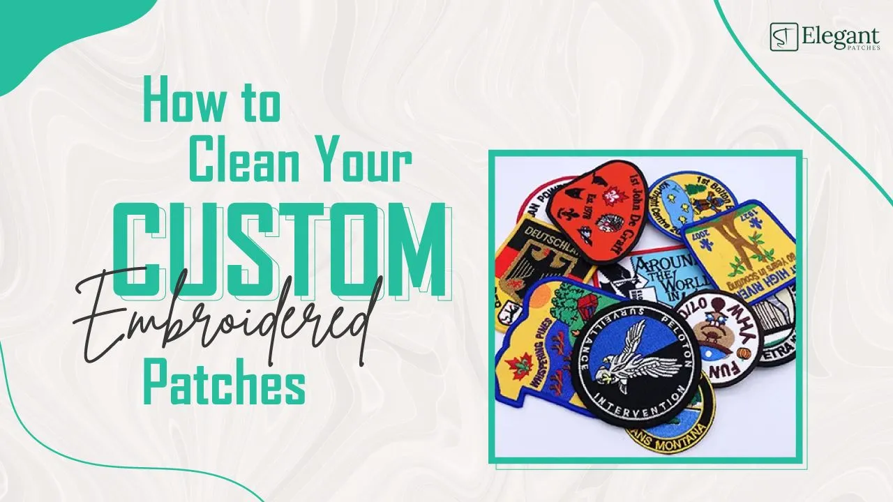 How to clean your custom embroidered patches